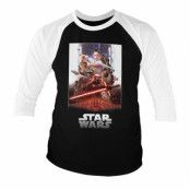 Star Wars IX Poster Baseball 3/4 Sleeve Tee, Long Sleeve T-Shirt