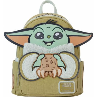 Star Wars Miniryggsäckar - The Mandalorian - Loungefly - Grogu and Crabbies - för Dam - flerfärgad