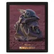 Star Wars - The Mandalorian Grogu - 3D Lenticular Poster 26x20cm
