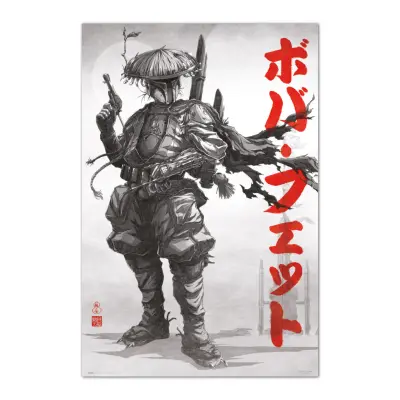 Star Wars Visions - Boba Fett - Poster 61X91Cm