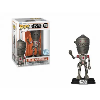 Pop! Star Wars: The Mandalorian S10 - Marshal (Special Edition) #718 Bobble-Head Vinyl Figure