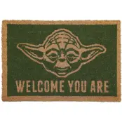 Star Wars - Disney Dörrmatta - Welcome You Are - för None - grön/brun