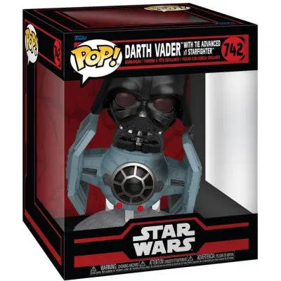 Star Wars - Darth Vader with the Advanced x1 Starfighter (Pop! Rides Deluxe) vinylfigur 742 - Funko Pop! - Funko Shop Europe