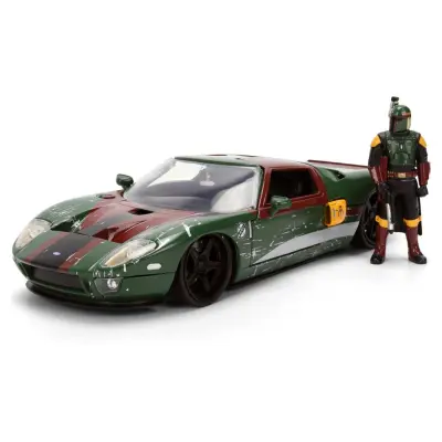 Star Wars Diecast Model 1:24 Boba Fett 2005 Ford GT