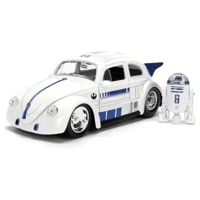 Star Wars Diecast Model 1:24 R2-D2 1959 VW Drag Beetle