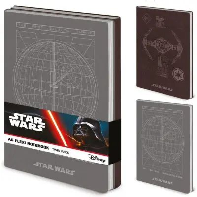 Star Wars - Disney Anteckningsbok - Empire - A6 - Twin Pack - för None - flerfärgad
