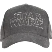 Star Wars - Disney Keps - Silver Logo - för grå