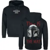 Star Wars - Disney Luvtröja - Mandalorian & Grogu - This Is The Way - M XXL - för Herr - svart
