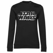 Star Wars Distressed Logo Girly Sweatshirt, Sweatshirt