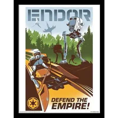 Star Wars - Endor - Collector Print 30X40Cm