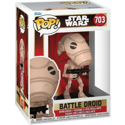 Star Wars - Episode I – The Phantom Menace - Battle Droid vinylfigur 703 - Funko Pop! - Funko Shop Europe
