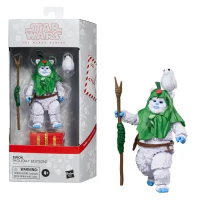 Star Wars - Ewok (Holiday Edition) - Figure Black Series 15Cm