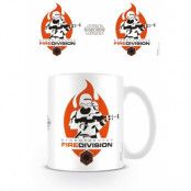 Star Wars Force Awakens Mugg Fire Division