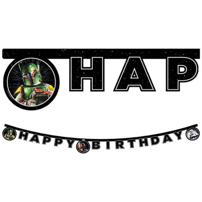 Star Wars Formklippt Banderoll