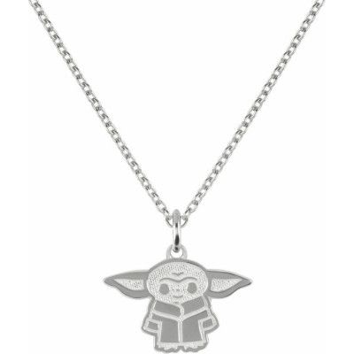 Star Wars - Disney Halsband - The Mandalorian - Grogu - för Dam - silverfärgad