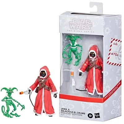 Star Wars - Jawa & Salacious (Holiday Edition) -Fig. Black Series 15Cm