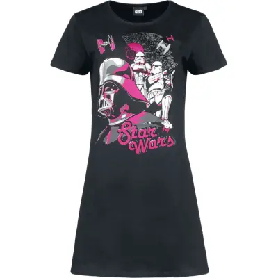 Star Wars Kort klänning - Darth Vader - S M - för Dam - svart