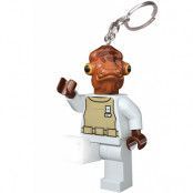 LEGO Star Wars - Admiral Ackbar  Mini-Flashlight with Keychains