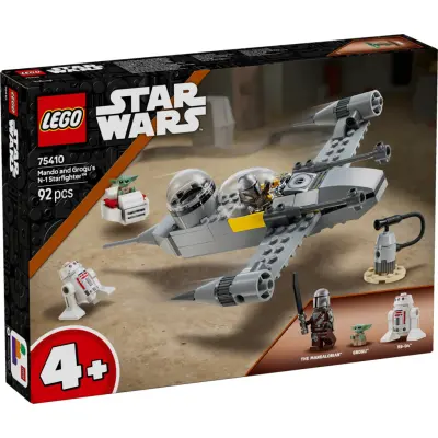 LEGO® Star Wars™ Mando and Grogu's N-1 Starfighter™ 75410