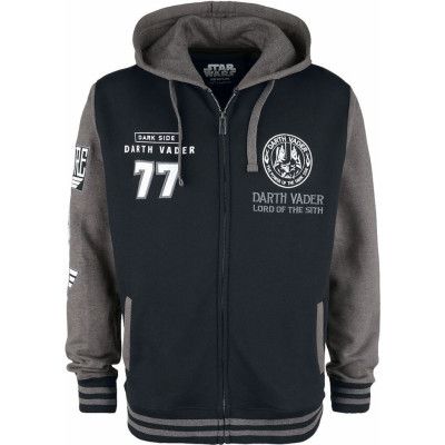 Star Wars - Disney Luvjacka - Darth Vader - S XXL - för Herr - svart/mörkgrå