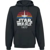 Star Wars - Disney Luvtröja - 1977 - S 5XL - för Herr - svart