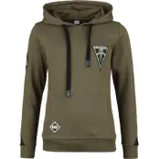Star Wars Luvtröja - The Mandalorian - Bounty Hunter - S XXL - för Dam - grön/svart