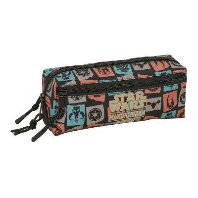 Star Wars Mandalorian & Grogu triple pencil case