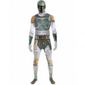 Licensierad Boba Fett Star Wars - Orginal Morphsuit Kostym med "ZAPPAR" Funktion