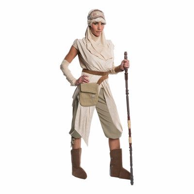 Star Wars Rey Super Deluxe Maskeraddräkt - Medium