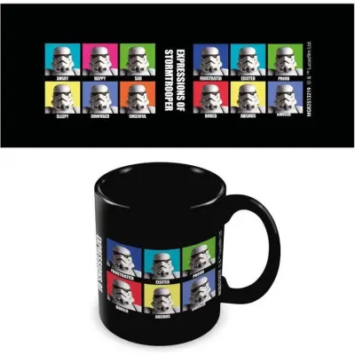 Star Wars Mugg - Stormtrooper – känslor - för None - svart