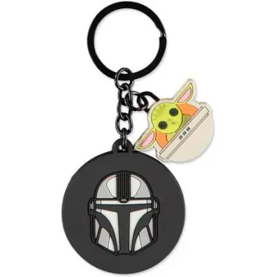 Star Wars - Disney Nyckelring - The Mandalorian - Mando And Grogu - för None - flerfärgad