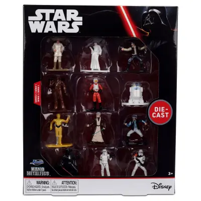 Star Wars pack 12 metalfigs figures 4cm