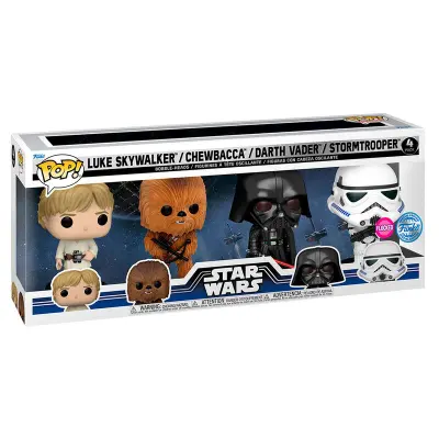 Star Wars POP! Movies Vinyl Figure 4-Pack New Classics (FL) 9 cm