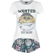 Star Wars Pyjamas - The Mandalorian - Wanted - Grogu - L XXL - för Dam - flerfärgad