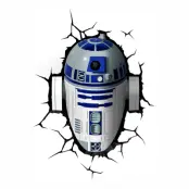 Star Wars R2D2 3D Vägglampa