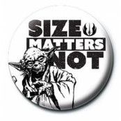 Star Wars - Size Matters Not - Button Badge 25Mm