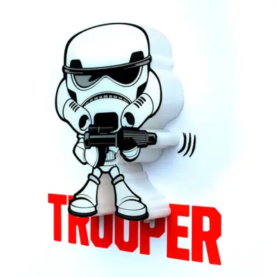 Star Wars Storm Trooper 3D Light FX mini lamp