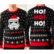 Star Wars - Stormtrooper Ho! Ho! Ho!" - Men Christmas Sweaters (M)"