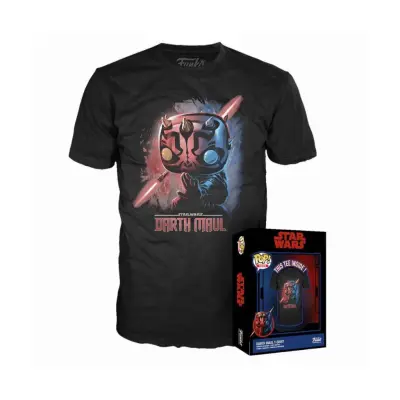Boxed Tee: Star Wars EP1 - Darth Maul T-Shirt (L)