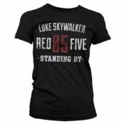 Red 5 Standing By Girly T-Shirt, T-Shirt