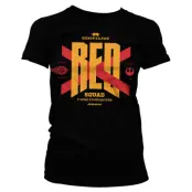 Star Wars 7 - T-Shirt Red Squad Girl - Black (XXL)
