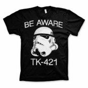 Star Wars Be Aware - TK-421 T-Shirt XXL