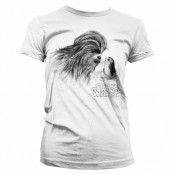 Star Wars Chewbacca & Porg Dam T-shirt XXL