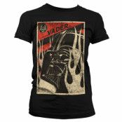 Star Wars Darth Vader Flames Girly T-Shirt