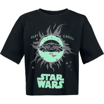 Star Wars - Disney Oversize T-shirt - Baby Grogu - Oversize - S XXL - för Dam - svart