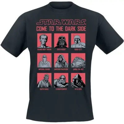Star Wars - Disney T-shirt - Come to the dark side - M XXL - för Herr - svart