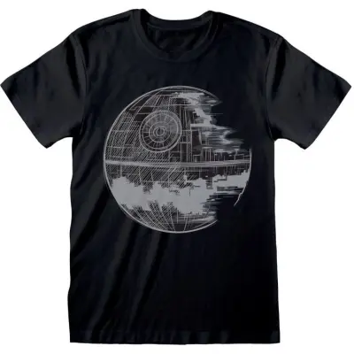Star Wars - Disney T-shirt - Death Star - S XXL - för Herr - svart