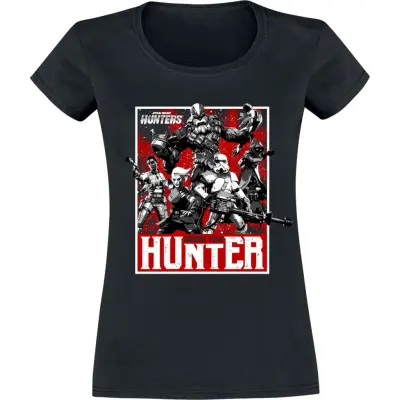 Star Wars - Disney T-shirt - Hunters - Choose Your Hunter - S XXL - för Dam - svart