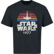 Star Wars - Disney T-shirt - Since 1977 - Heavyweight - M XXL - för Herr - svart