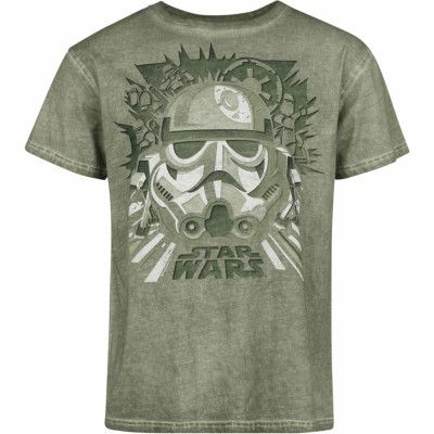 Star Wars - Disney T-shirt - Stormtrooper - S XL - för Herr - grön